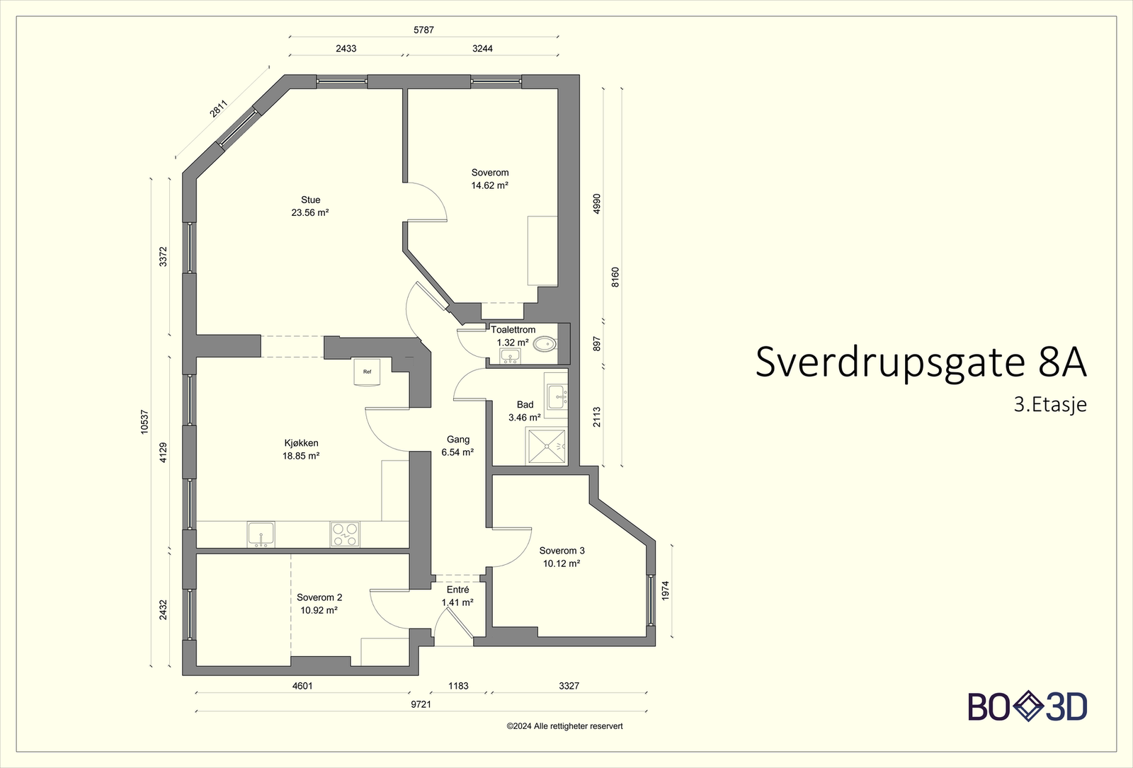 Plantegning. Galleribilde