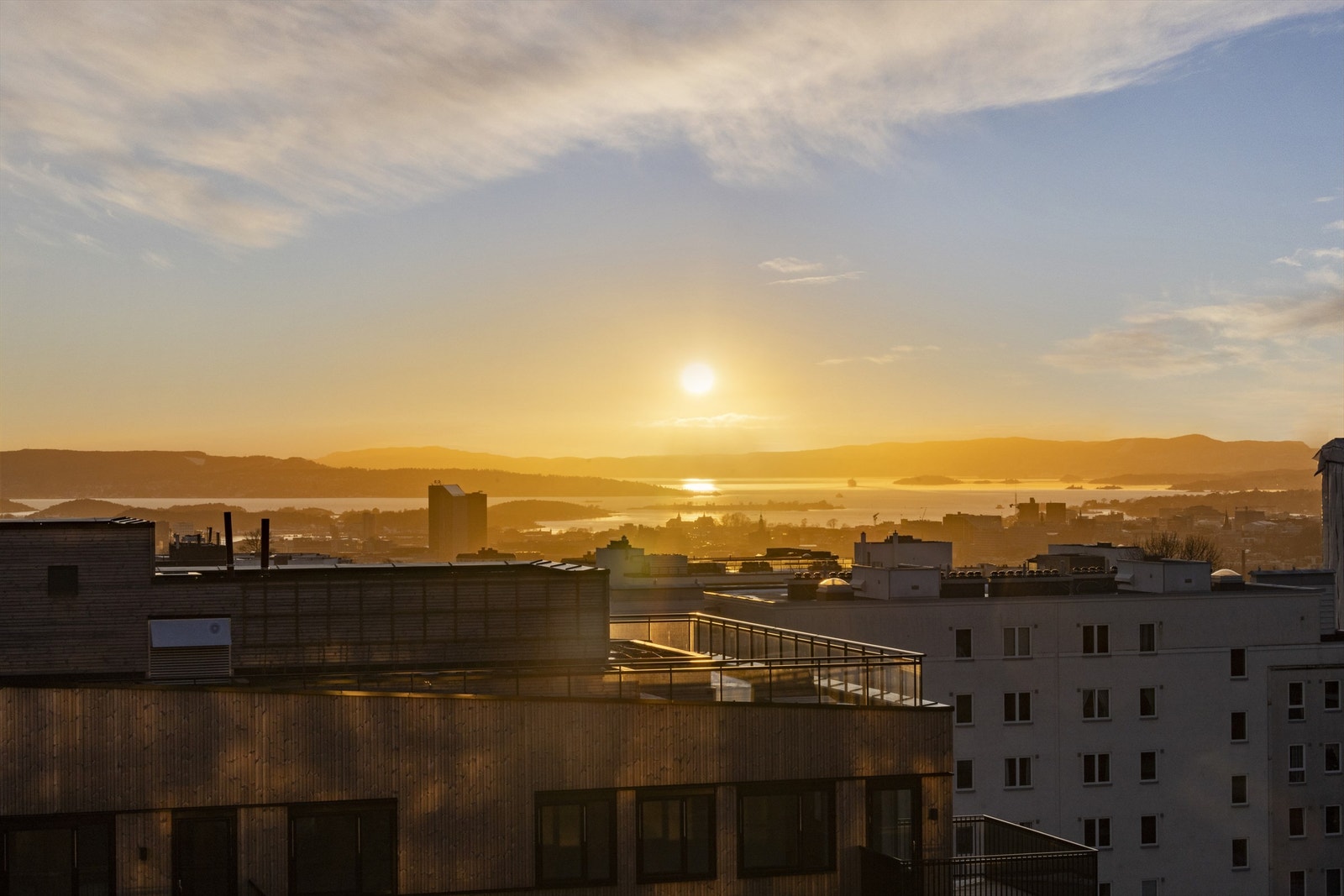 Fantastisk utsikt over Oslo Galleribilde