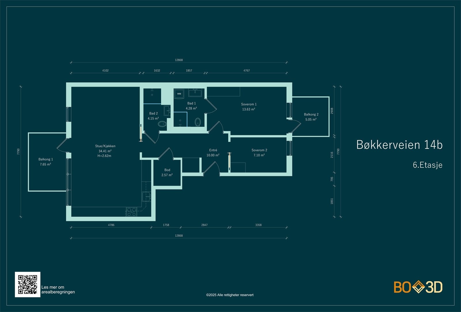 Plantegning Galleribilde