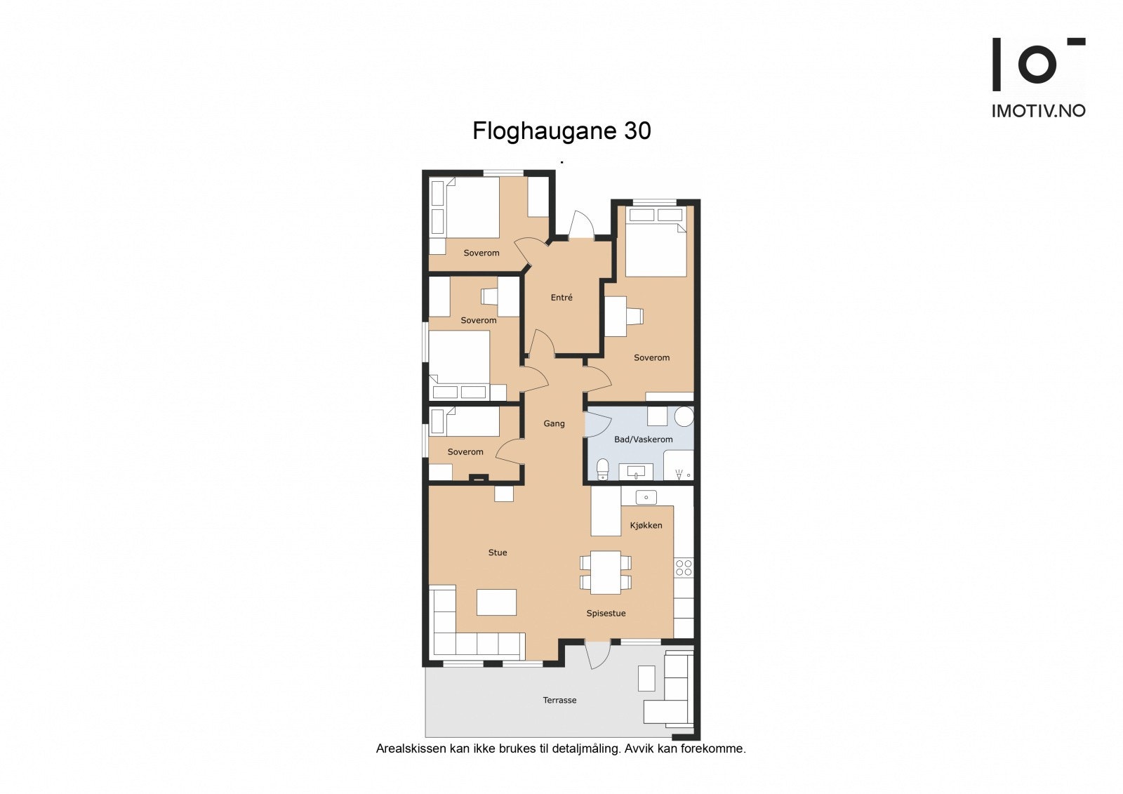 Plantegning | Areal: 93 kvm (BRA-i) Galleribilde
