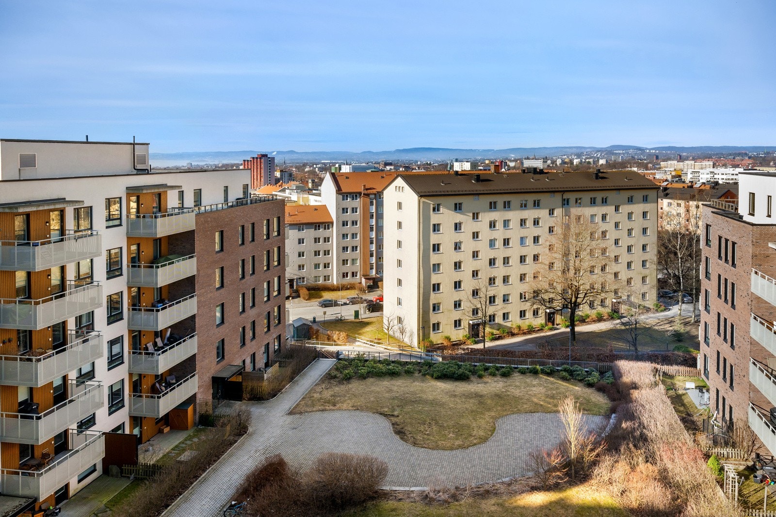 Flott utsyn fra leiligheten. Galleribilde