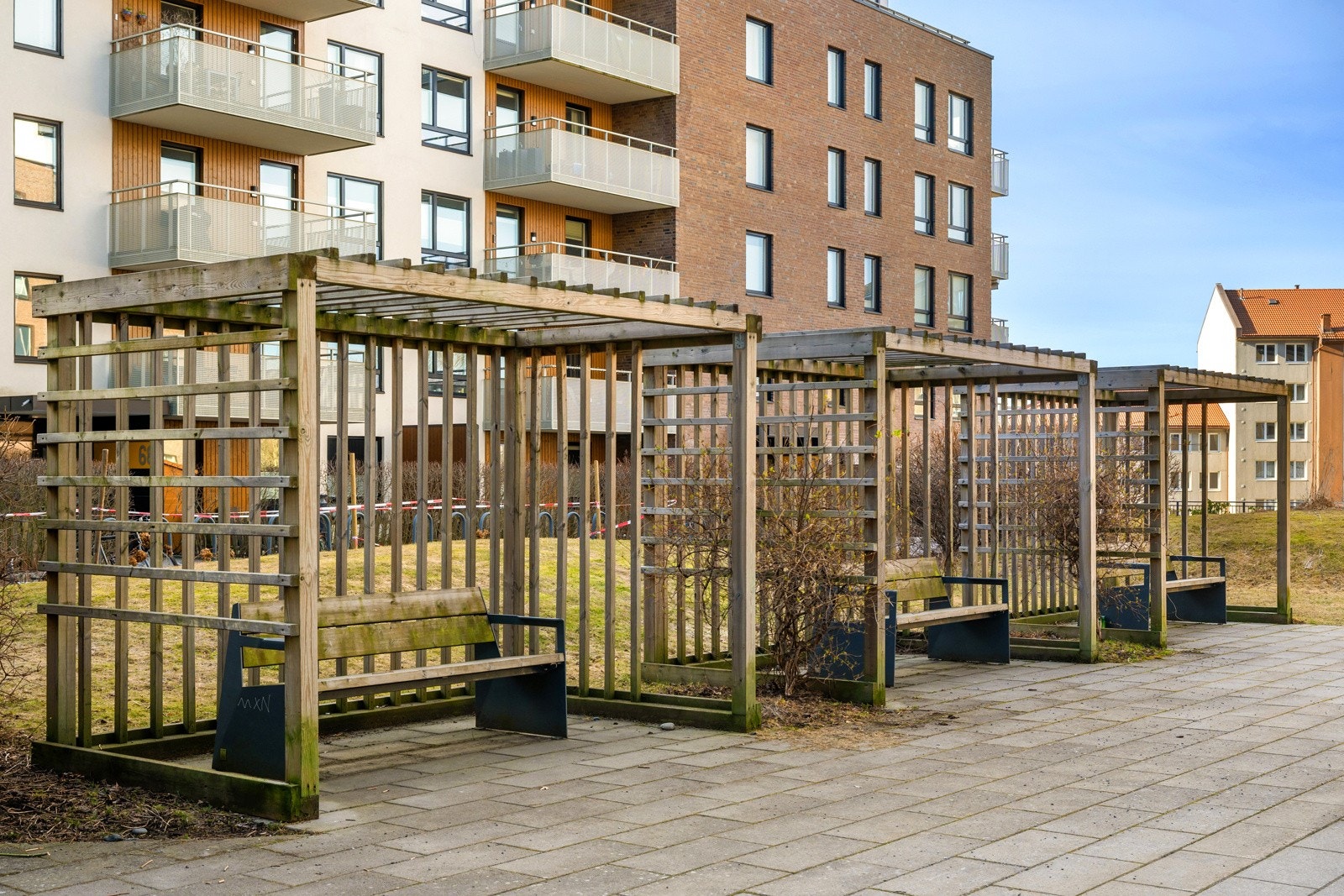 Uteområde er pent opparbeidet. Galleribilde