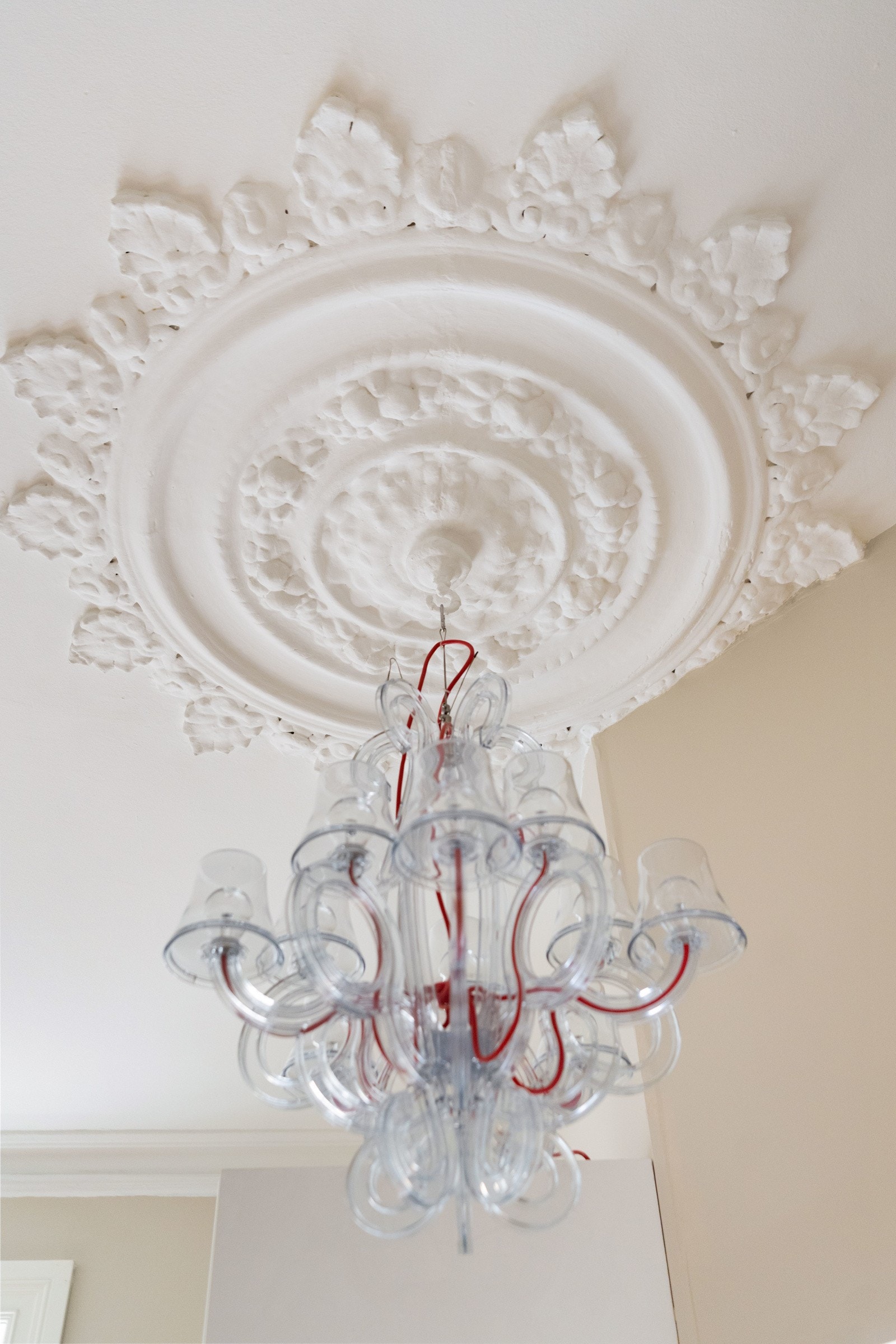 Vakker rosett i stuen. Galleribilde