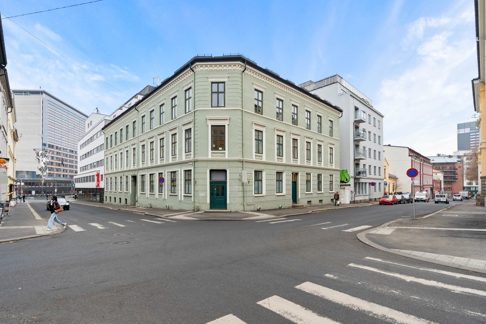 Langes gate 6. Inngangen ligger i Nordahl Bruns gate. Galleribilde