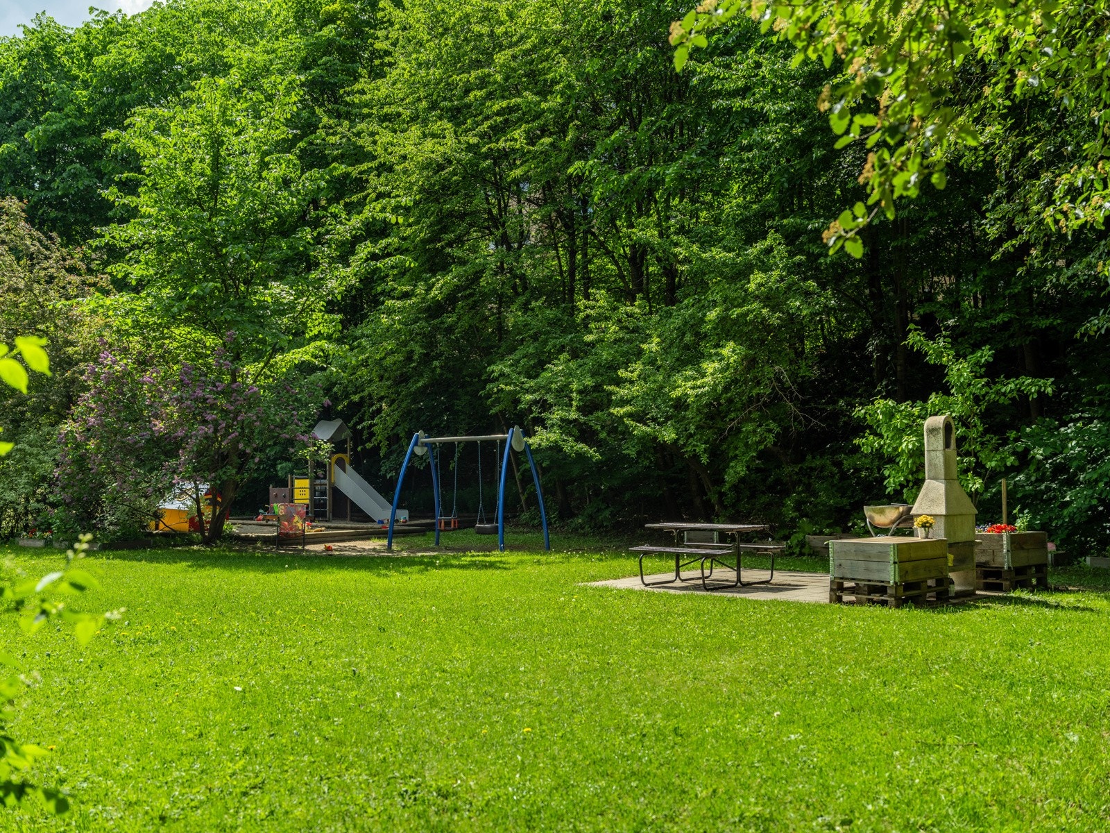 Denne brukes flittig av beboerne, og holdes dermed i god skikk også. Galleribilde