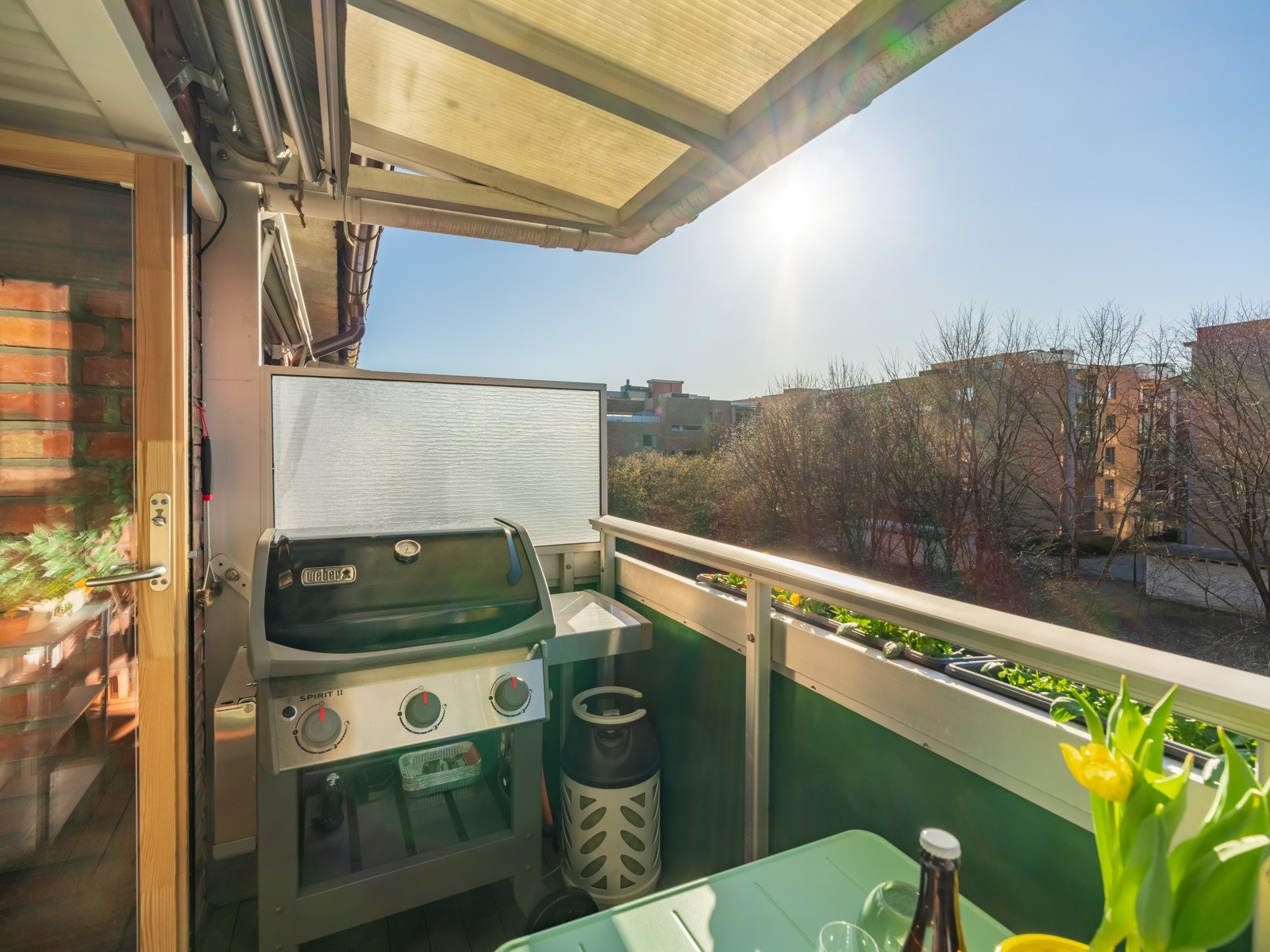 Her har du nydelig sol fra lunsj og nesten til solnedgang. Galleribilde