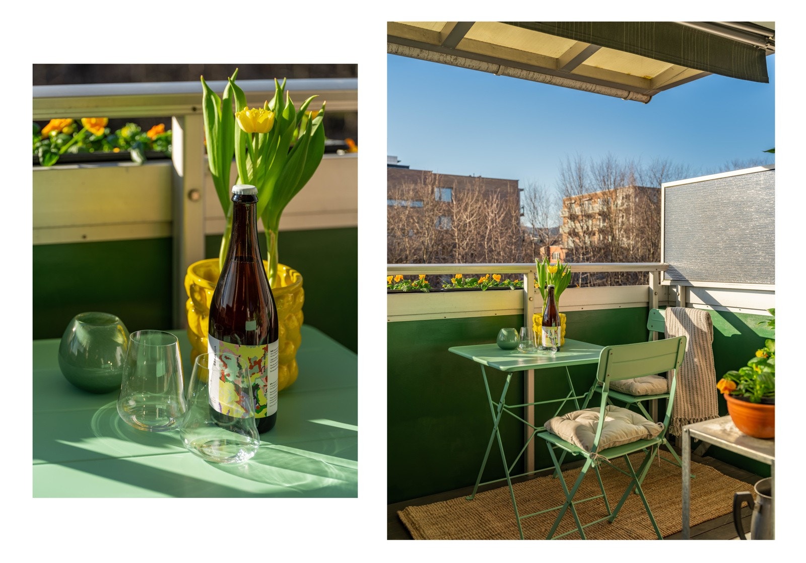 Fin utsikt er det også, og det meldes om ekstremt gode forhold for litt god drikke her ute. Galleribilde