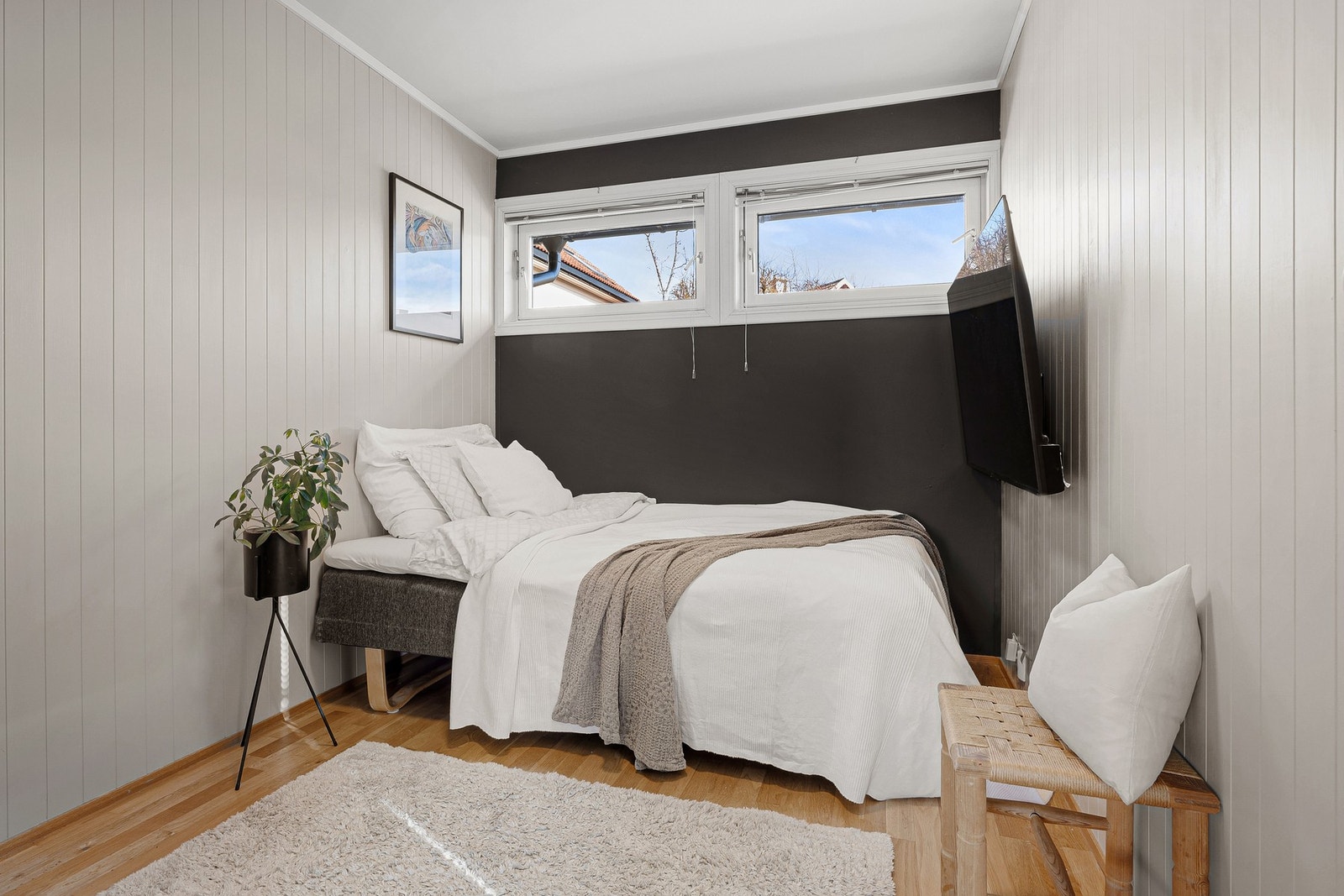 Rom på 7,9 kvm, i dag benyttet som et fjerde soverom. Rommet er ikke omsøkt og godkjent. Galleribilde