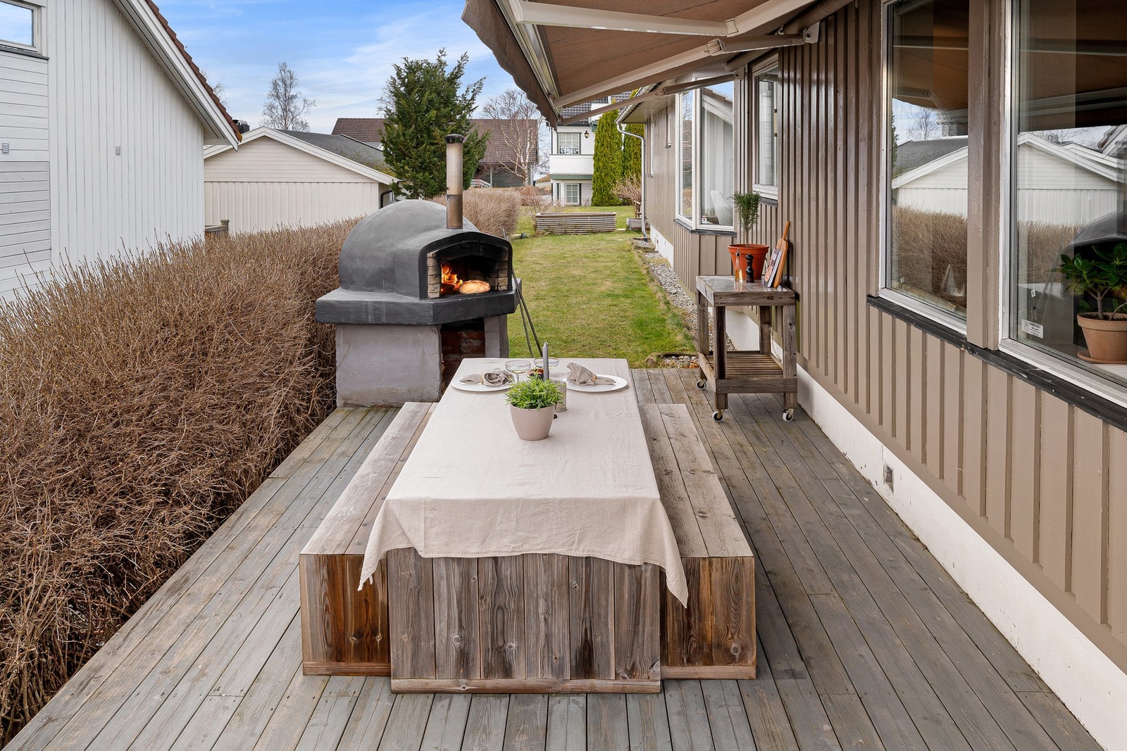 Fint og praktisk uteområde. Galleribilde