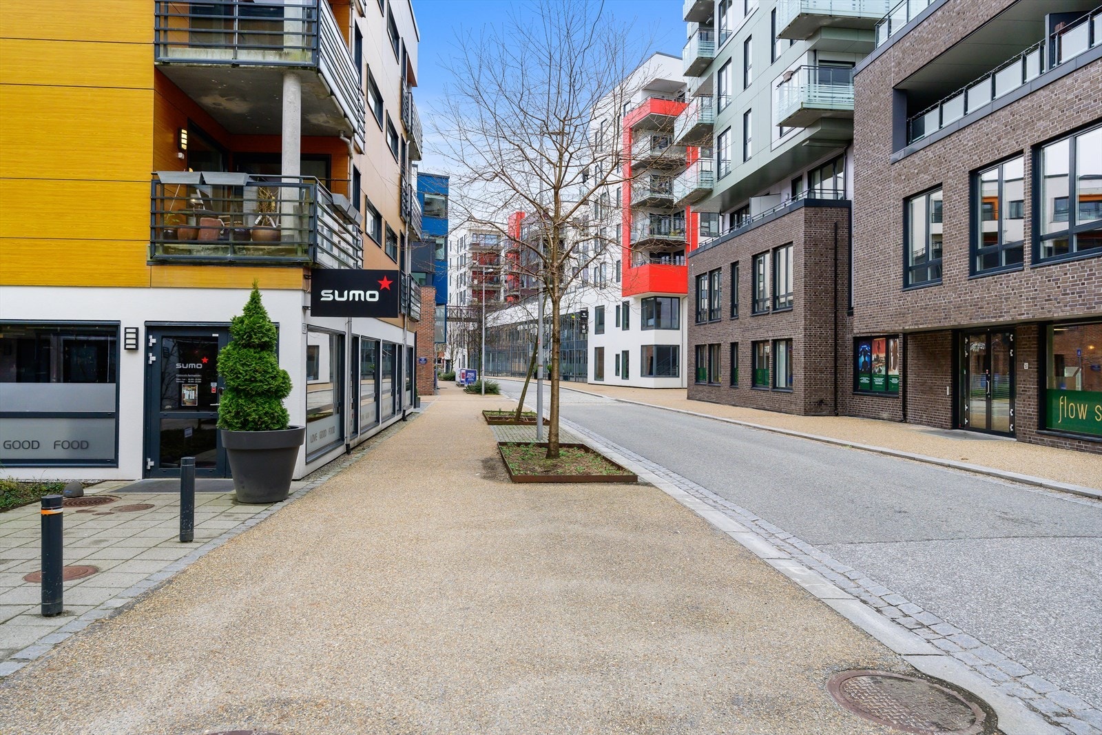 Nærmiljøet utenfor lokalene Galleribilde