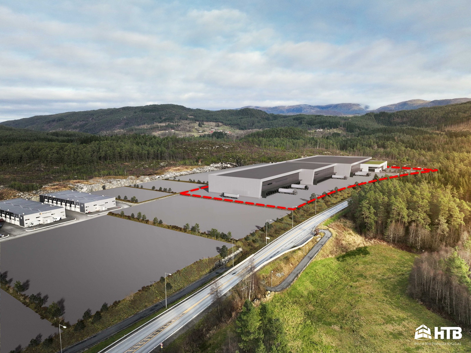 Illustrasjonsfoto, Sett fra sør Galleribilde