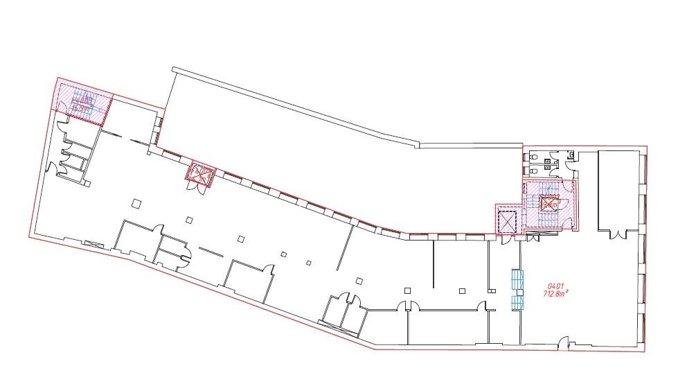 Planløsning av lokalet. Ved spørsmål ta kontakt med eiendomssjef Galleribilde