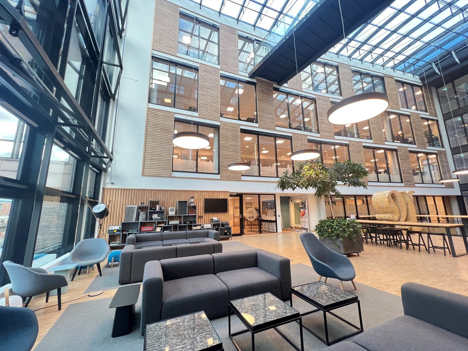 En fin plass å få nye ideer, eller kanskje en ønsker å være sosial med sine "naboer". Galleribilde