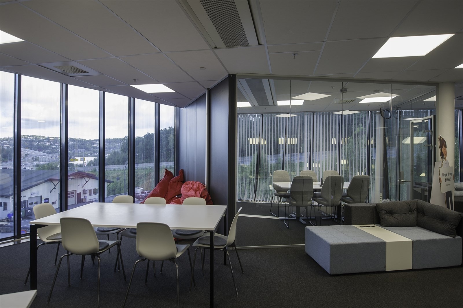 Innglasset møterom Galleribilde