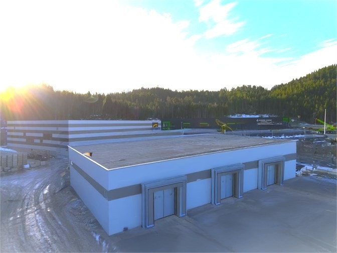 Prosjektert lagerbygg. ca. 250/300 TIL 530 kvm BTA Galleribilde