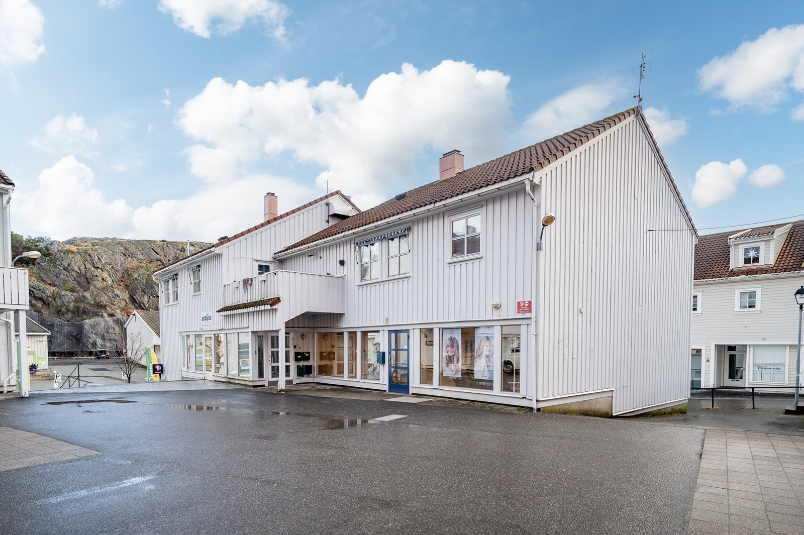 Seksjonen er i dag i bruk som frisørsalong Galleribilde