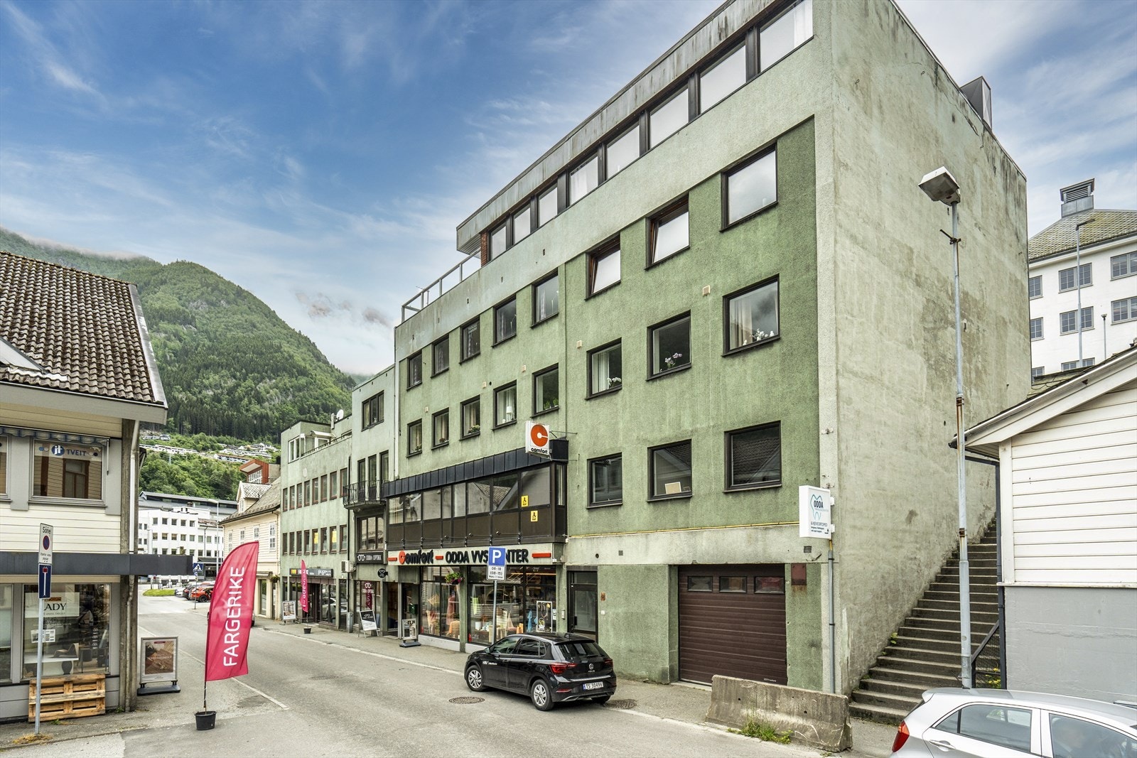 Beliggende i sentrum av Odda Galleribilde