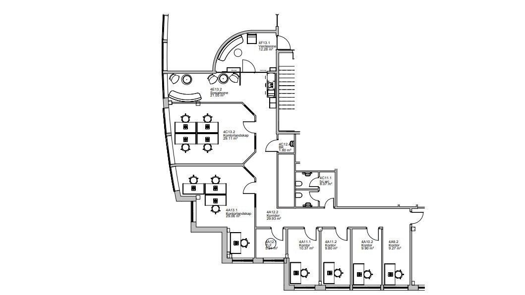Mulig planløsning. Galleribilde