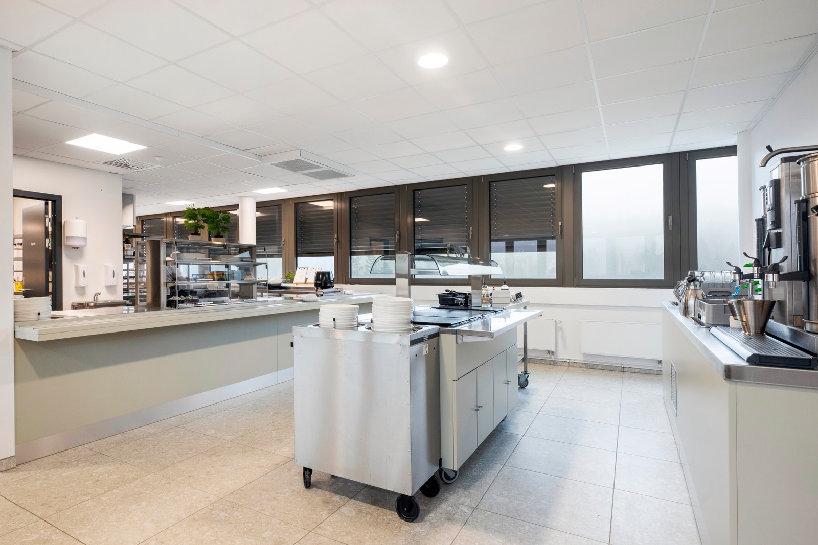 Miljø fra personal restauranten Galleribilde