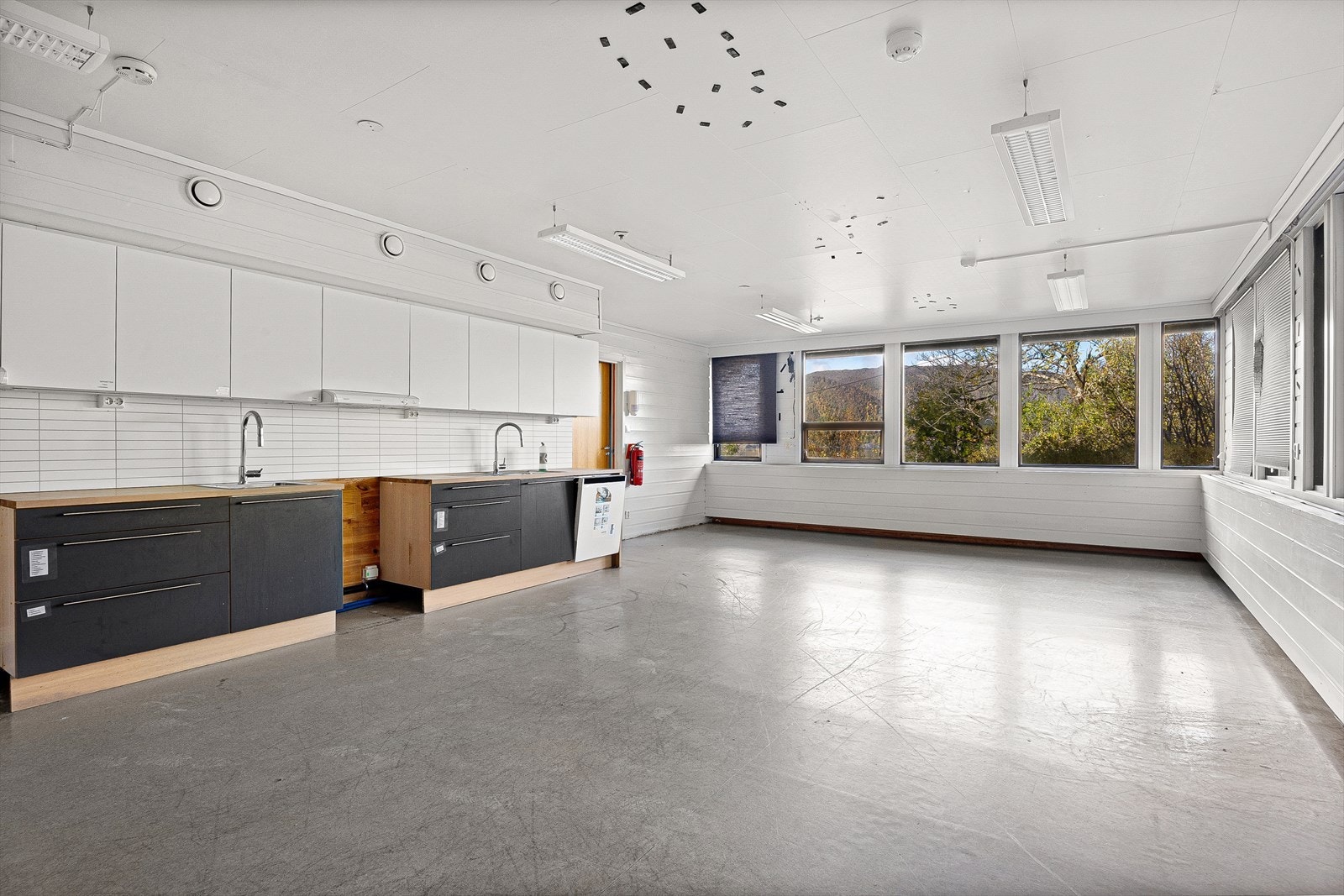 Skolekjøkkenet ble oppgradert i 2017. Galleribilde