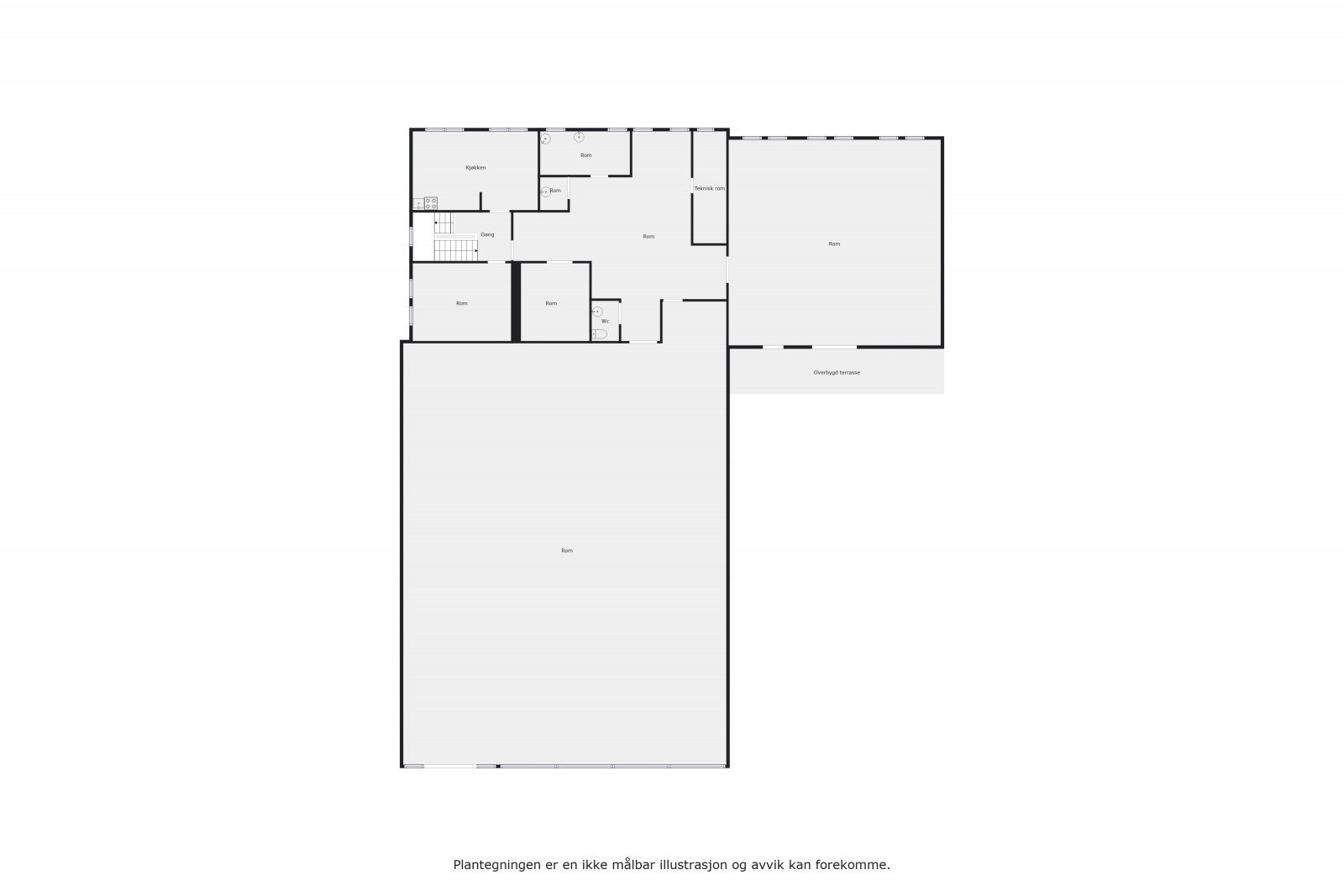 Plantegning kjeller - Galleribilde