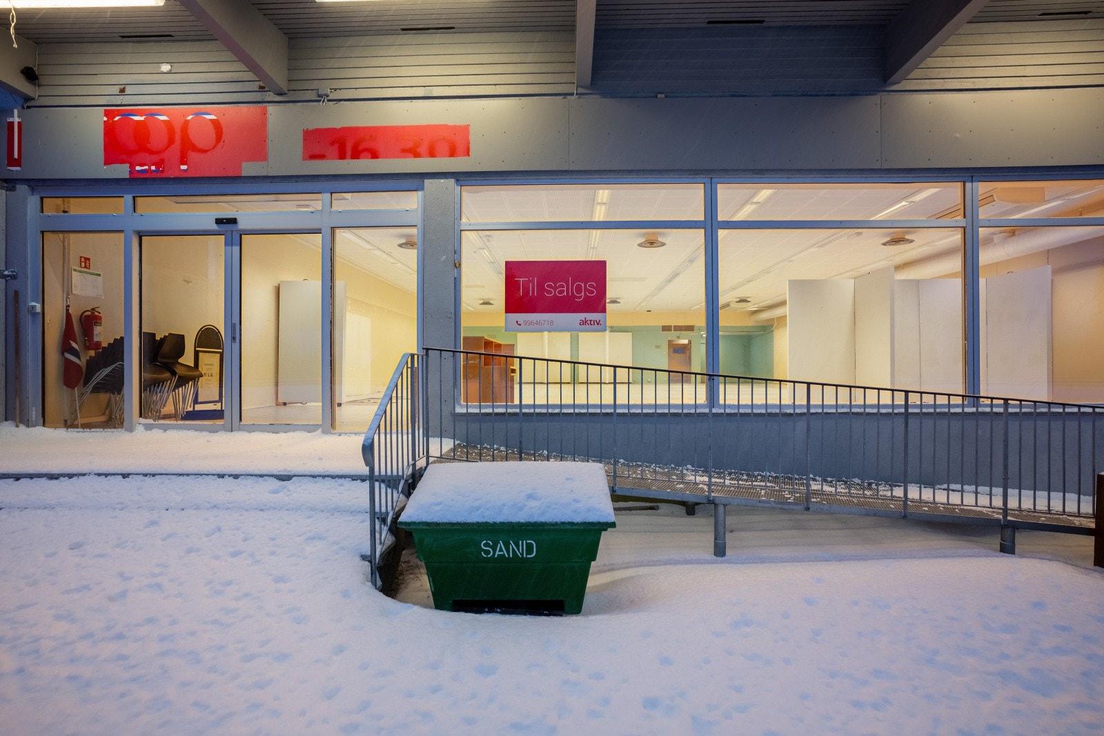Trappefritt inngangsparti Galleribilde