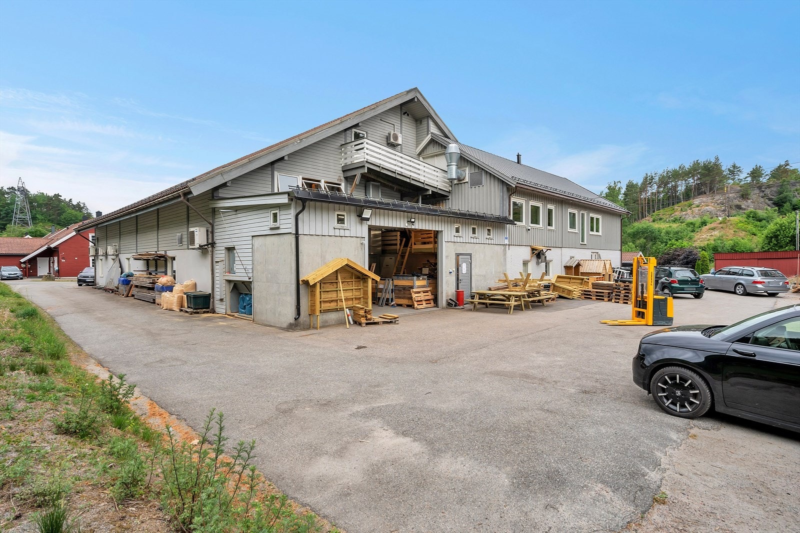 Kjøreport inn til verksted/lager Galleribilde