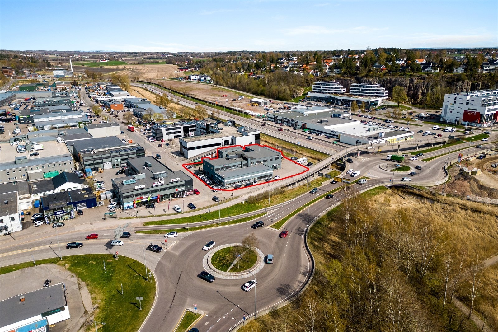 Flott og synlig beliggenhet Galleribilde