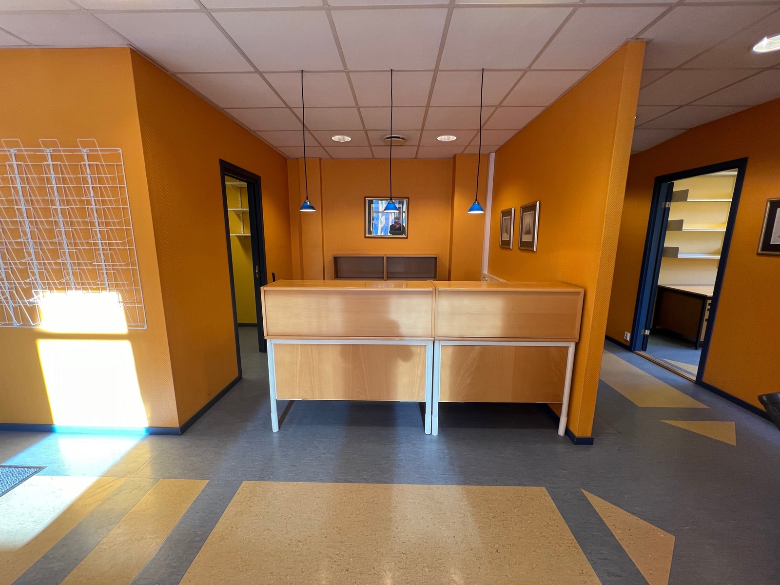 1. etasje Hovedlokale nordre del - Resepsjon Galleribilde