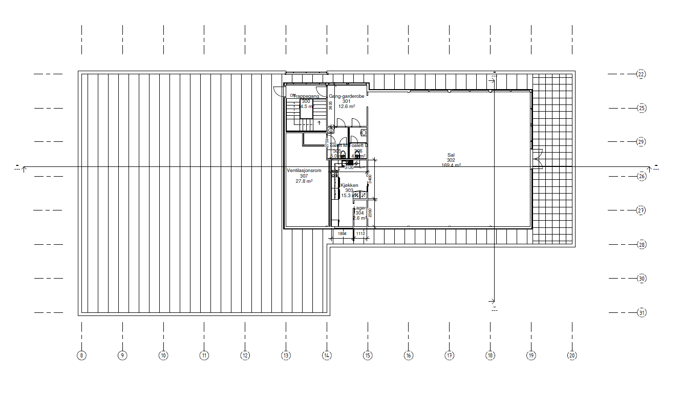 Plantegning 3. etg.