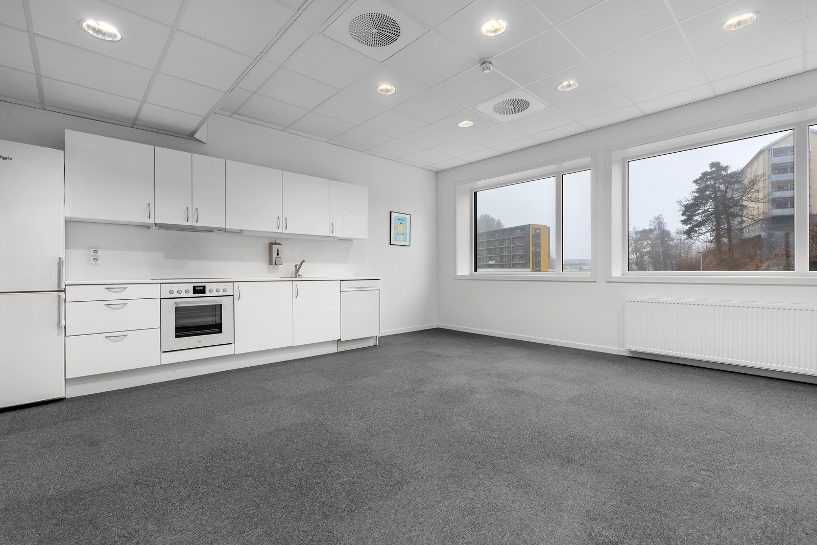 Godt utstyrt kjøkken på spiserommet i fjerde etasje. Galleribilde