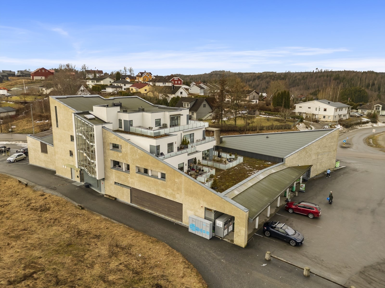 Dronefoto Galleribilde