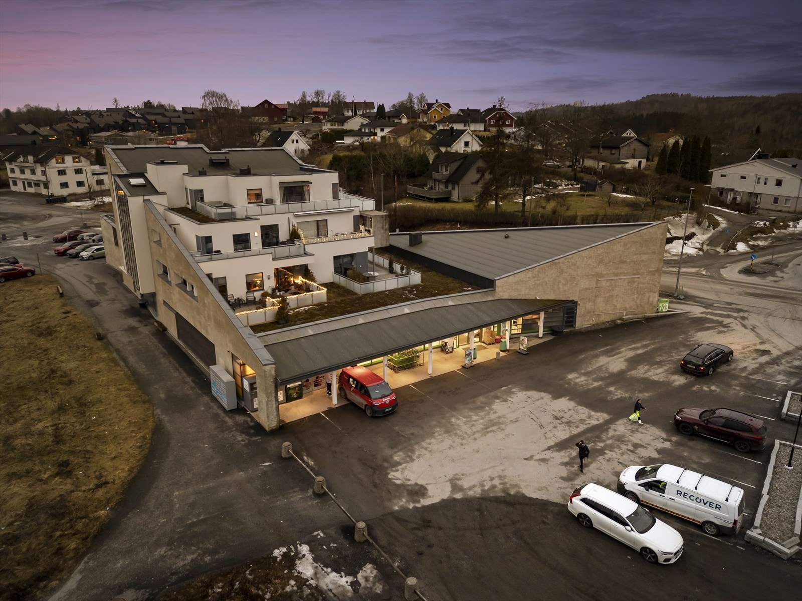 Dronefoto Galleribilde