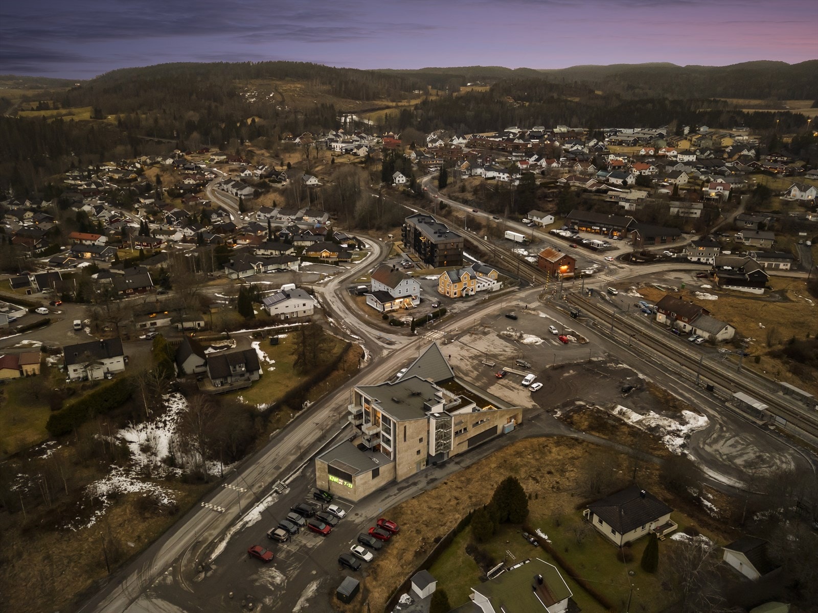 Dronefoto Galleribilde