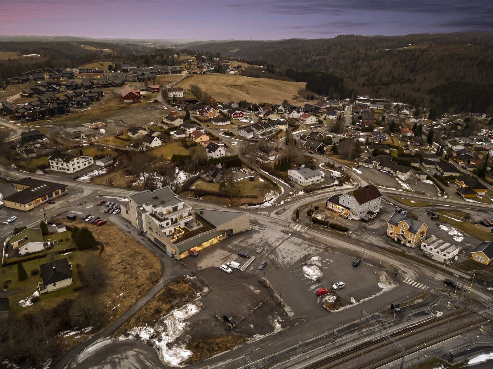 Dronefoto Galleribilde