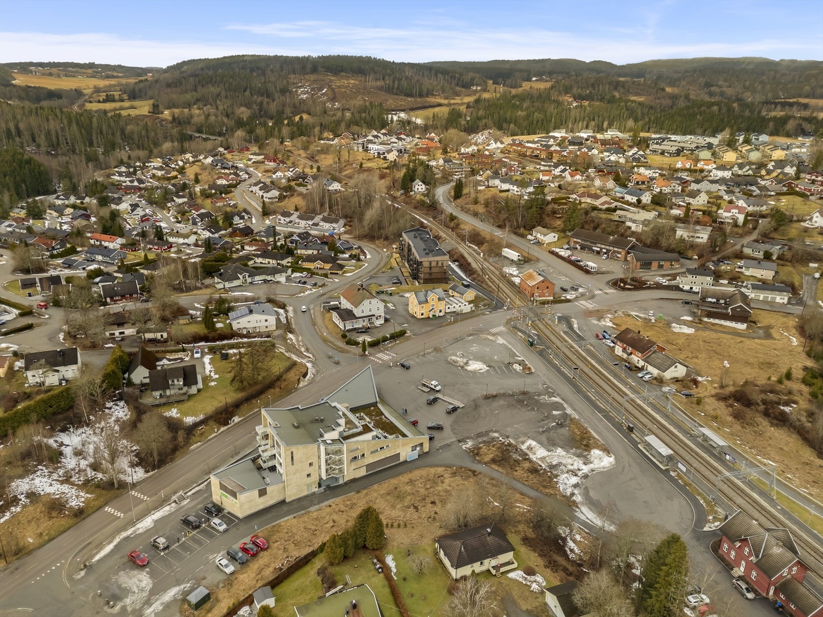Dronefoto Galleribilde