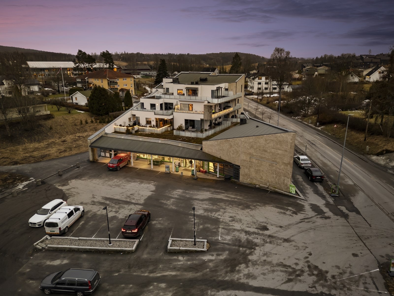 Dronefoto Galleribilde