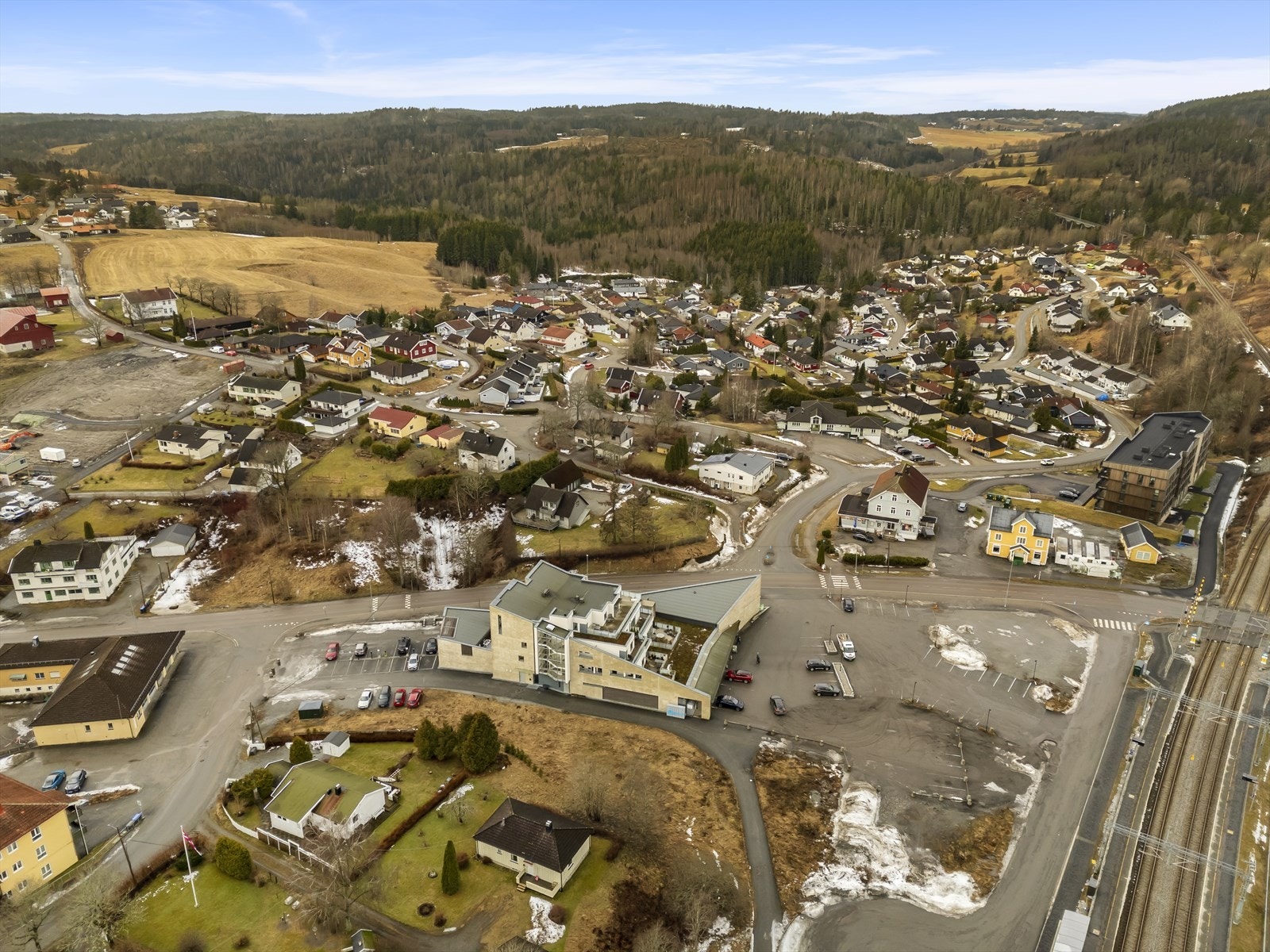 Dronefoto Galleribilde