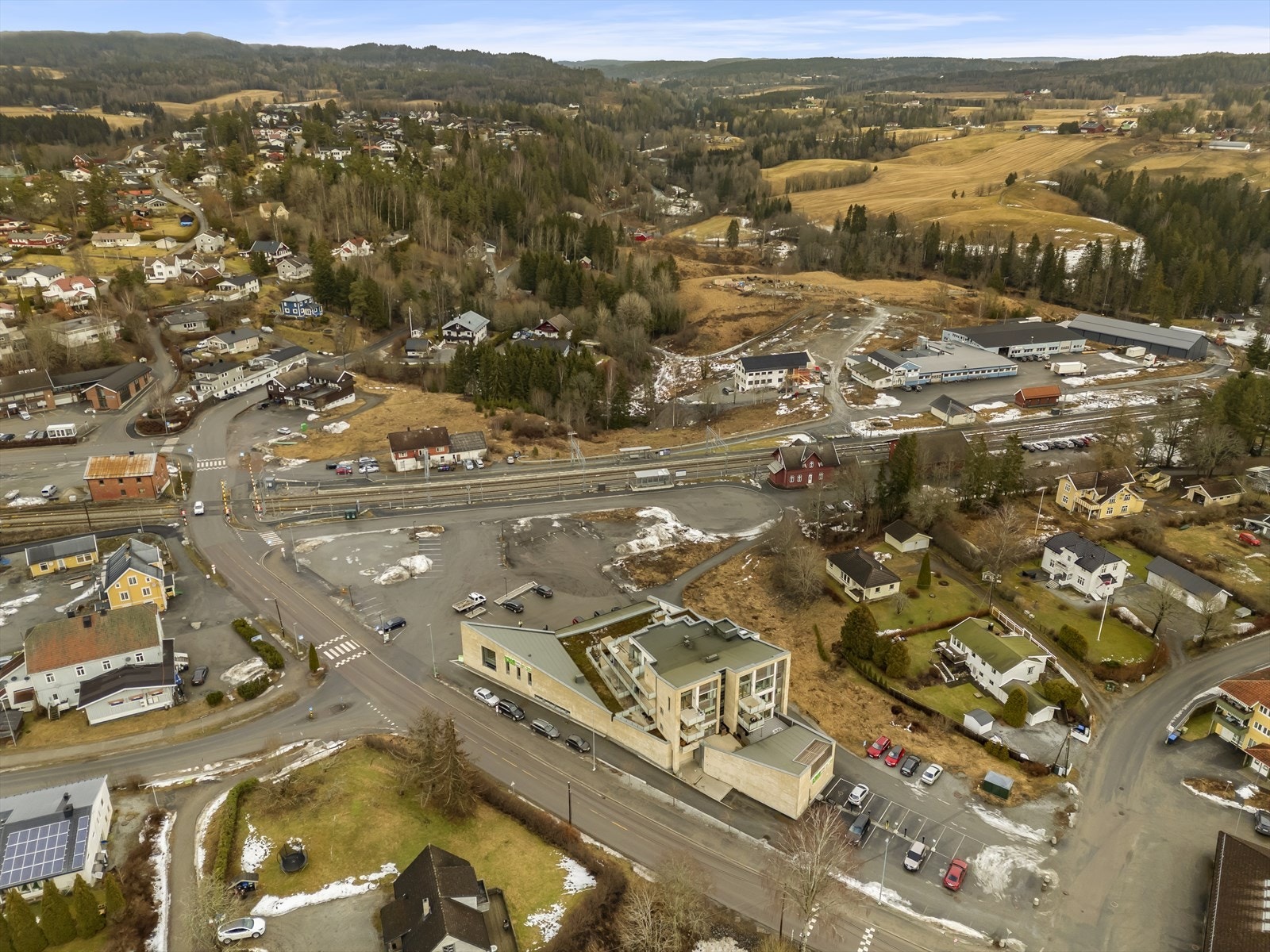 Dronefoto Galleribilde