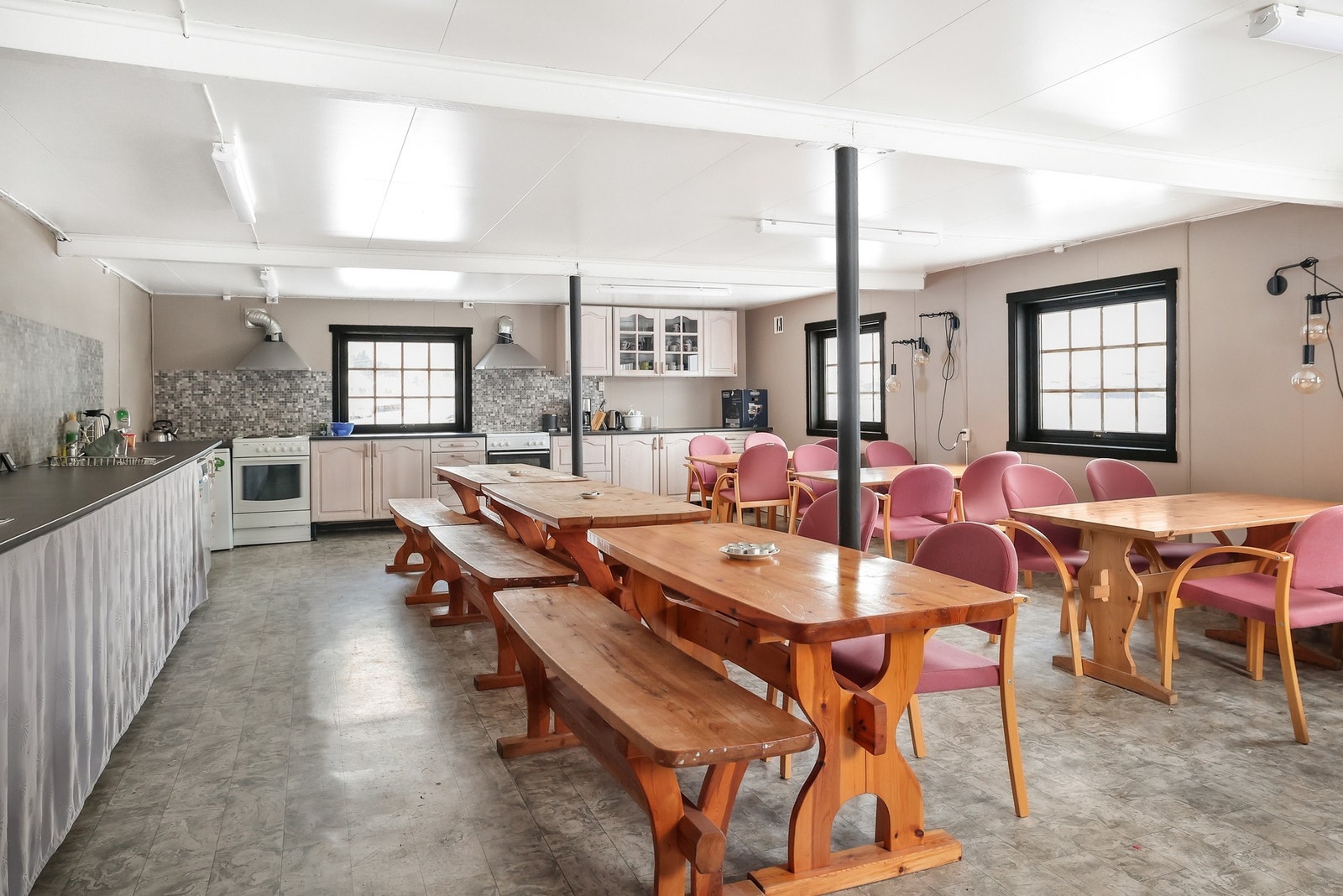 Sanitærbygg med kjøkken/stue Galleribilde