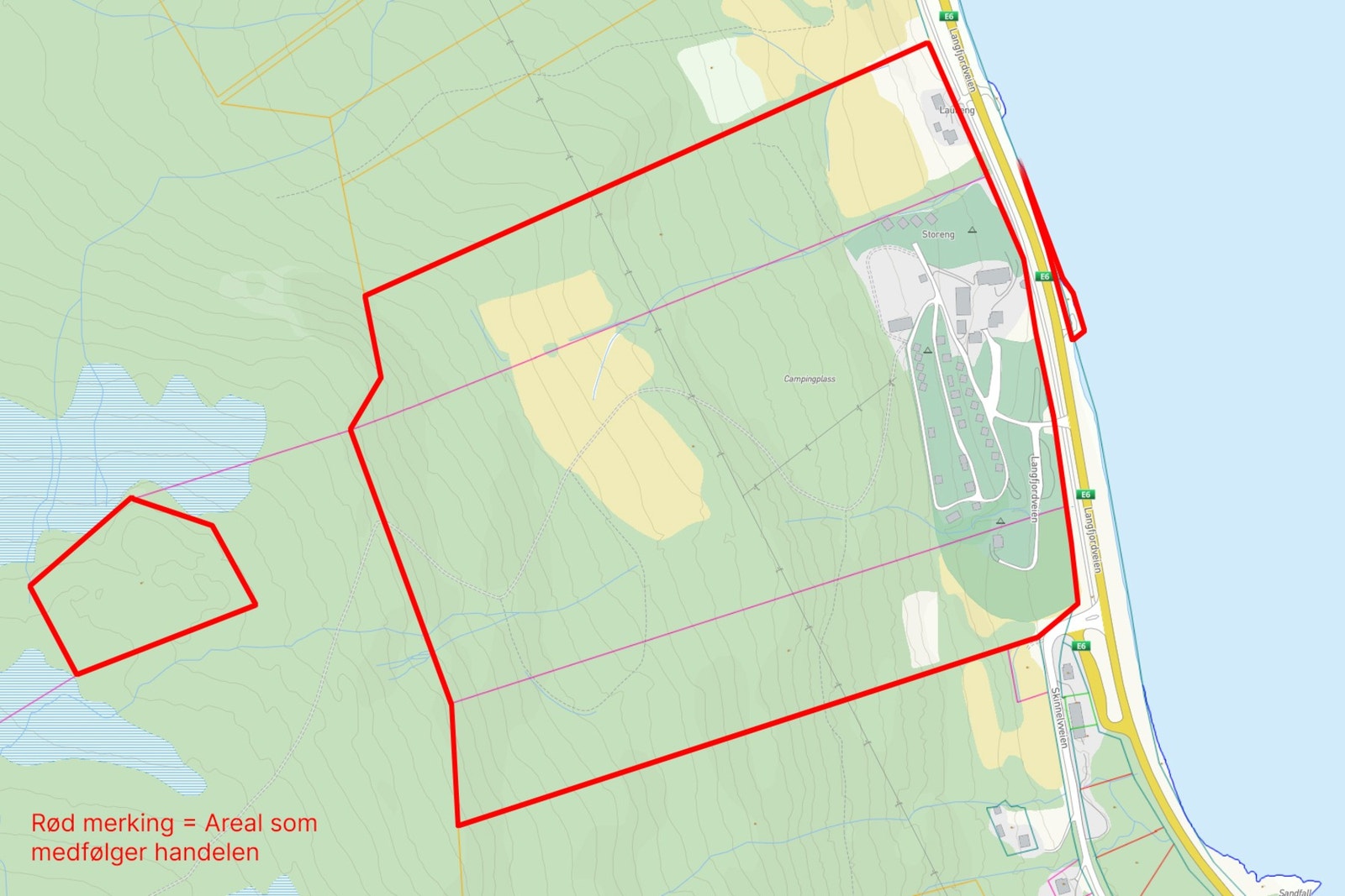Eiendommen består av fire ulike gnr/bnr Galleribilde