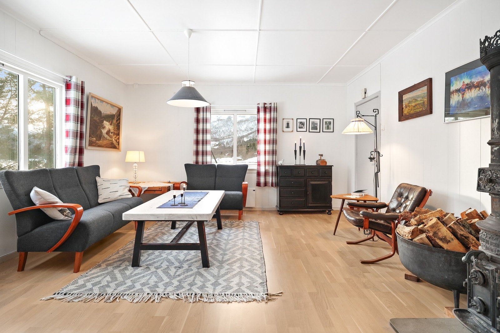 Enebolig: Stue Galleribilde