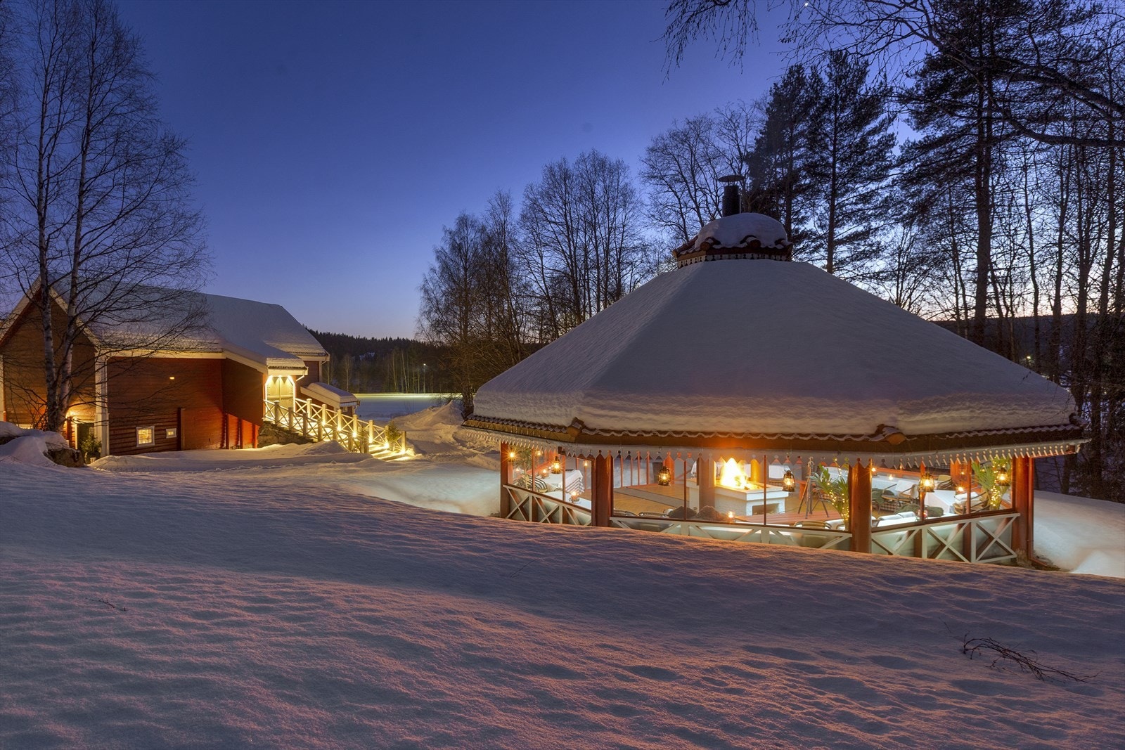 Vinterstemning på Munthegaarden Galleribilde