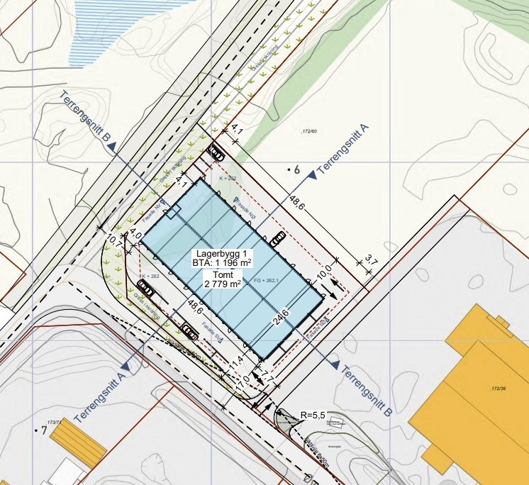 Situasjonsplan Galleribilde