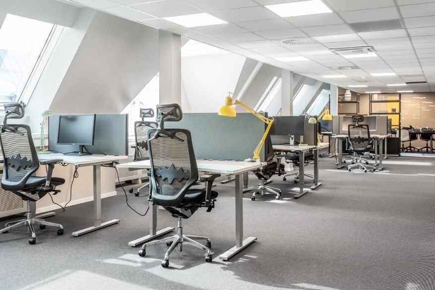Åpent kontorlandskap Galleribilde
