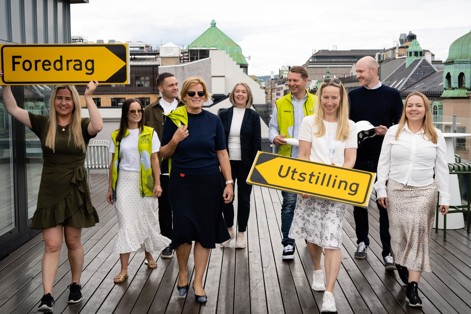 Vi er noen av dem som jobber i NKF, Foto Chris Caspersen Galleribilde