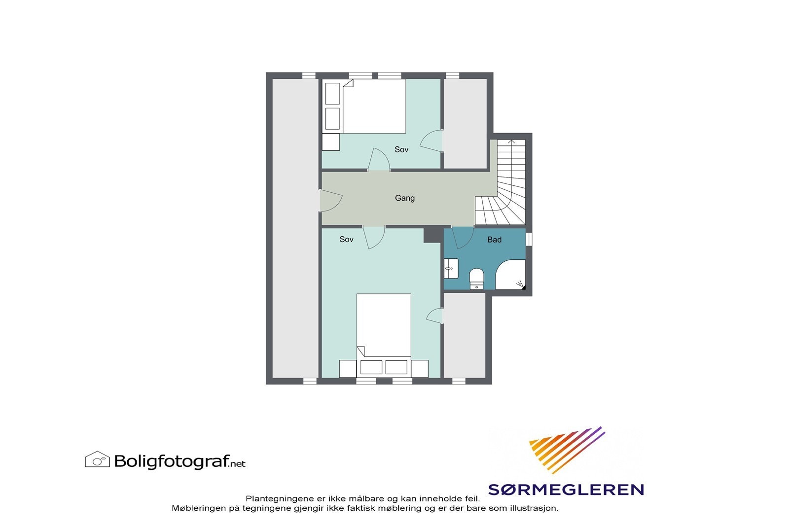 Plantegning 3. etg. Galleribilde