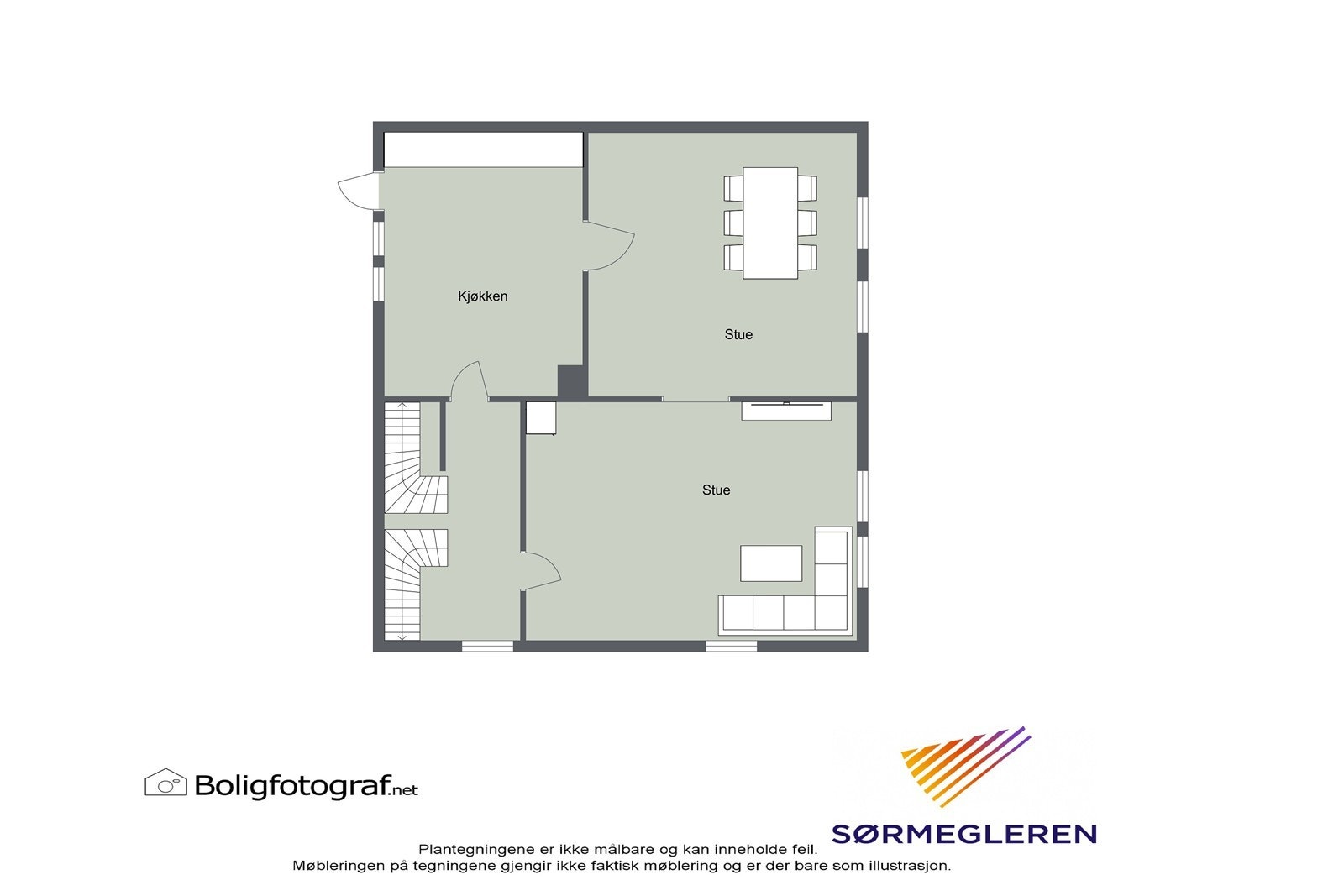 Plantegning 2. etg. Galleribilde