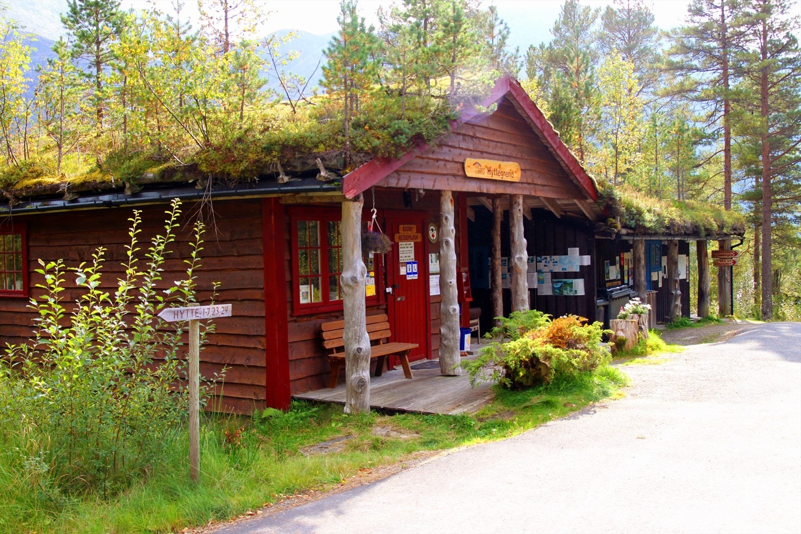 Hovhyttegrend Servicebygget Galleribilde