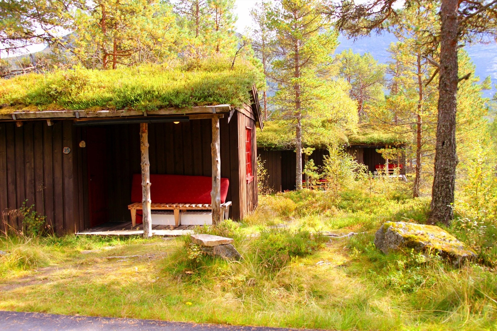 Hovhyttegrend Uteområdet hytte 25 26 27 Galleribilde